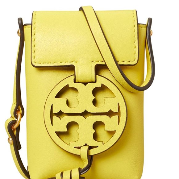 Tory Burch Bags Tory Burch Electric Yellow Miller Nano Crossbody Poshmark